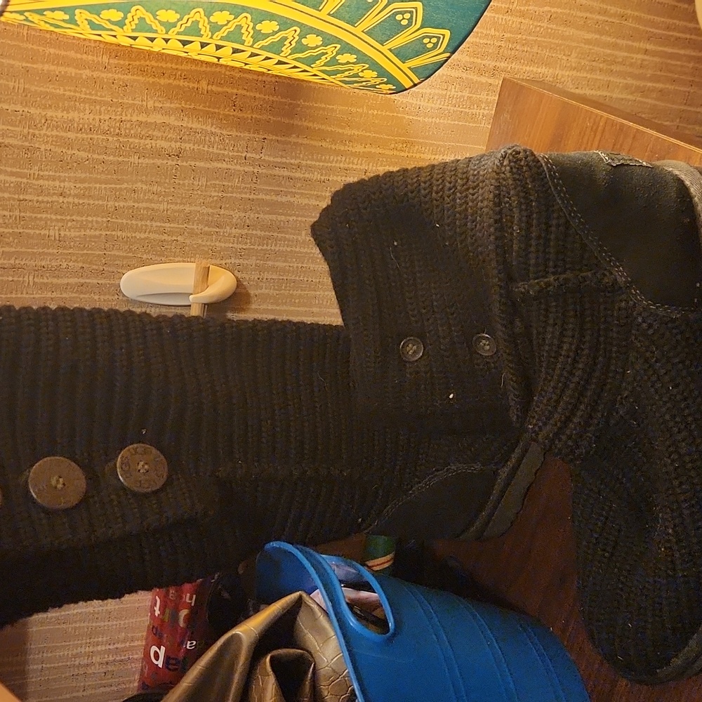 Ugg knit foldover boots